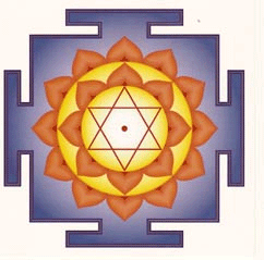 Vishnu Yantra Vishnu Yantra mittel 15 x 15 cm